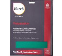 Harris Ultimate Preparation Aluminium Oxide Sandpaper Assorted (Pack Of 4)