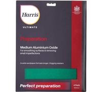 Harris Ultimate Preparation Aluminium Oxide Sandpaper Medium 4pk