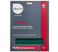 Harris Ultimate Preparation - Sand Paper - Coarse Aluminium Oxide 4Pk