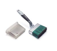 Harris Ultimate Shed & Fence Exterior Woodwork Swan Neck Paint Brush | 120mm Grey