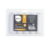 Harris Ultimate Woodwork Gloss Roller Sleeve - 4 Inch - Pack Of 10 - Replacement Paint Roller Heads For Gloss - Eggshell & Satin