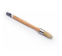 Harris Ultimate Woodwork Stain Round Paint Brush - 21mm - Premium Round Head Brush For Even Finish With No Bristle Loss