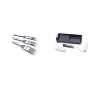 Harris Walls & Ceilings Brushes - 3 Pack & Woodwork Roller Set - 4"