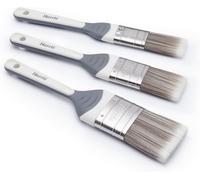 Harris Walls & Ceilings No Loss Paint Brush Set 3 Pack Of 1 Inch, 1.5 Inch & 2 Inch Brushes For Diy Paint Interior Decorating.