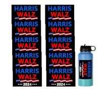 Harris Walz 2024 Stickers, 10pcs Tim Walz 2024 Car Stickers, Fade Resistant Letter Car Stickers, Fade Resistant Vinyl Stickers, For Car, Truck, Window, Laptop
