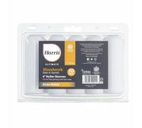 Harris Woodwork Stain & Varnish Roller Sleeves (Pack Of 10) White (One Size)