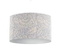 Harrison Cropper William Morris Larkspur Lampshade (Azure Blue, 25cm Diameter Table/Standard Lamp)