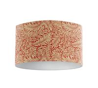 Harrison Cropper William Morris Larkspur Lampshade (Crimson Red, 25cm Diameter Table/Standard Lamp)