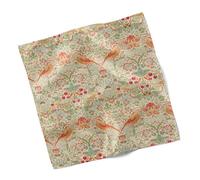 Harrison Cropper William Morris Strawberry Thief Design Fabric Napkin Set of 4 (Linen)