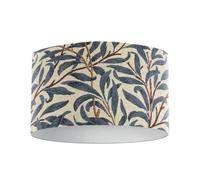 Harrison Cropper William Morris Tapestry Willow Bough Lampshade (Azure Blue, 40cm Diameter Table/Standard Lamp)
