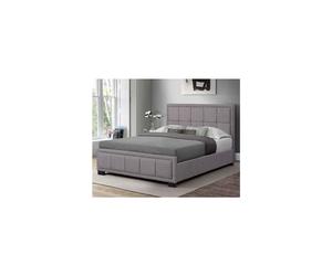 Harrison Double Bed-Grey
