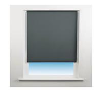 Harrison Drape Blackout Roller blind, 120 cm, Dark Grey
