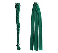 Harrison Howard 3 Tube Stretchy Fabrics Adjustable Closure Lightweight Horse Tail Bag for Horses Braid-in Tail Bag