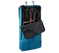 Harrison Howard Bridle/Halter Bag with 3 Prong Tack Rack Sturdy Waterproof Fabric Horse Tack Carry Bag-Teal