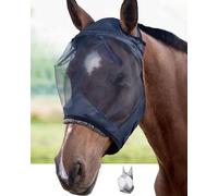 Harrison Howard CareMaster Horse Fly Mask Standard Black Medium Cob