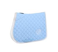 Harrison Howard Equestrian All Purpose Saddle Pad High-Performance English Saddle Pad with Superior Shock Absorption Ice Blue