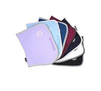 Harrison Howard Equestrian All Purpose Saddle Pad High-Performance English Saddle Pad with Superior Shock Absorption Black