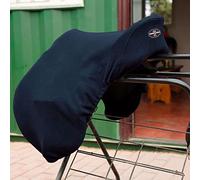 Harrison Howard Essential Fleece Horse Saddle Cover for Dressage Horse Saddle Reliable Protection Dust Prevention Machine Washable - Navy