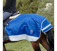 Harrison Howard FocalMax Quarter Exercise Sheet with Fleece Lining Competition Rug Hi-Vis Horse Exercise Reflective Night Safety with Tail Flap?M?Cob?
