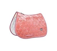 Harrison Howard General Purpose Saddle Pad for Horse Riding Training English Saddle Pad Soft Cushioning for Horse Back Light Salmon Pink