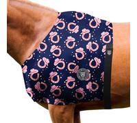 Harrison Howard Heat-Insulating Breathable Stretchy Shoulder Guard Anti Rub Bib for Horse Horseshoe M