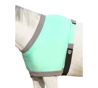 Harrison Howard Horse Care Blankets Shoulder Guard Anti-Rub Shoulder Protector for Horses, Lightweight Stretch Nylon Shoulder Cover with Fleece Padding, Prevents Blanket Rubbing Summer Mint L