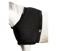 Harrison Howard Horse Thick Stretchy Shoulder Guard with Inner Soft Fleece Lining Adding Comfort Prevents Chafing Black M