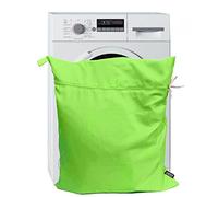 Harrison Howard Pet Washing Bag Dog Cat Horse Hair Laundry Bag for Rug Sheet Boots Pets Laundry Helper Jumbo 48L 78cm x 70cm Neon Green