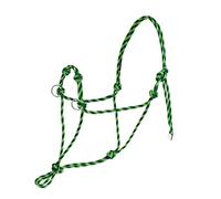 Harrison Howard Poly 4 Knot Side Pull Rope Halter with Rings Rope Training Halter for Horse - Style 6