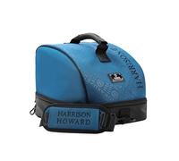 Harrison Howard Premium Helmet Storage Case Sturdy 600D Fabric Equestrian Helmet Bag Travel Gear for Horse Riders Blue