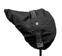 Harrison Howard Premium Waterproof/Breathable Fleece-Lined Long-lasting Outer Damage Protection Saddle Cover for Dressage Mars Black