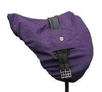 Harrison Howard Premium Waterproof/Breathable Fleece-Lined Long-lasting Outer Damage Protection Saddle Cover for Dressage Regal Purple
