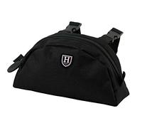 Harrison Howard Saddle Pommel Pocket with 1680D Waterproof Fabric Saddle Pouch Sack Pommel Saddle Bag for Western Saddle-Mars Black
