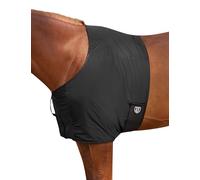 Harrison Howard Sleek Nylon and Stretch Horse Shoulder Guard Chest Protector Black L