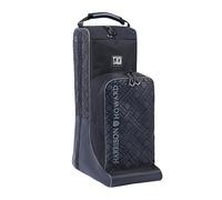 Harrison Howard Tall Boot Bag Equestrian Boot Travel Bag for Storing Helmet, Horse Whip Accessories Boot Storage Bag, Black, Modern