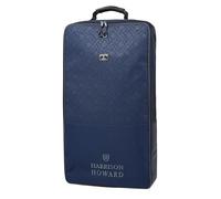 Harrison Howard Waterproof Bridle Bag Halter Bag for Horses with 3 Prong Tack Rack Sturdy Fabric Horse Tack Carry Bag Navy