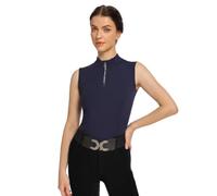Harrison Howard Women’s Equestrian Riding Shirt, UPF 50+ Sleeveless Quarter Zip Quick Dry Breathable Top for Horse Riding