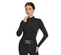 Harrison Howard Women's Horse Riding Long Sleeve Equestrian Show Shirt