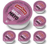 Harrison Sauce Dip- Pack of 50 Dip Chutney Sauces - Vegan Friendly, Gluten Free with No SOYA, Dairy and Artificial Color or Flavor - Made in UK (Garlic Mayo)