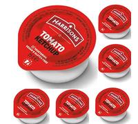 Harrison Tomato Ketchup Sauce Dip- Pack of 50 Tomato Ketchup Dip 25g Each - Vegan Friendly, Gluten Free with No Soya, Dairy and Artificial Color or Flavor - Made in UK