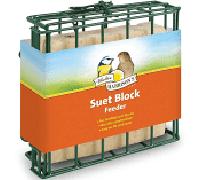 Walter Harrison's Energy Boost Hanging Suet Wild Bird Portable Food Block Cage Feeder - 12 cm