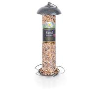Harrisons Hammertone Silver Seed Feeder - 30cm