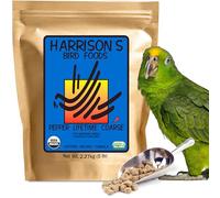 Harrisons Pepper Lifetime Coarse 5lb - Complete Parrot Diet, Pack of