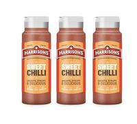 HARRISONS Sweet Chilli Sauce, Smooth Syrupy and Delicious, 500ml Bottles, Pack of 3