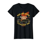 Harris's Hawk Falconers Design Falconry Harris Hawkers Gear T-Shirt, Women, Black, X-Large