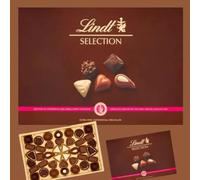 Harrissen Select Ambience Luxury Lindt Lindor Gift Box - Extra Large 427g Selection with 40 Assorted Milk, Dark & White Chocolates | Ideal for Valentine’s Day & Christmas