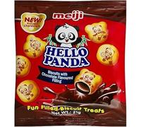 Harrissen Select Hello Panda Chocolate Biscuits Snack - Fun Filled Biscuits with Smooth Chocolate Cream - Pack of 30 x 21g | Family Sharing Pack | Imported Japanese Treats