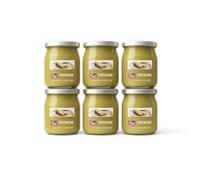 Harrissen Select Premium Pistachio Cream Spread 600g - Rich Sicilian Nut Paste for Desserts, Ice Cream & Pastries - Gluten-Free & Creamy | Pack of 6 | Total 3.6 kg