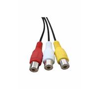 Harrista 1PC 3.5MM To Jack 3 1PCS RCA Cable Video Component AV Adapter Cable For TCL TV Red White And Yellow Female