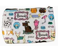 Harrods Cute Dog Rare Cosmetic Bag Toiletry Bag Storage Bag Very Scarce Special Edition Eco-Friendly Souvenir Bank Card Holder Waterproof Bag Coin Purse Sought After